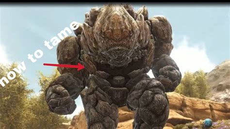 rock golem ark|More.